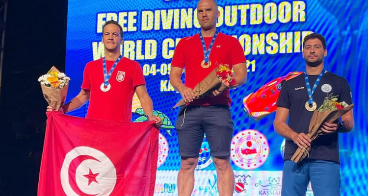 ميدالية فضية ورقم قياسي جديد للتونسي وليد بوضياف في بطولة العالم للغطس