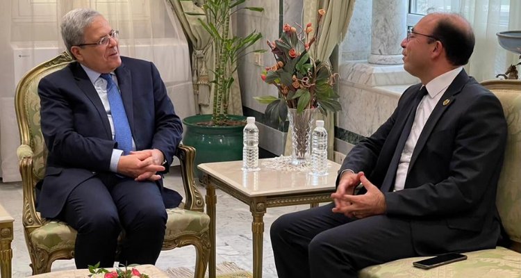 الجرندي يستقبل رئيس مجلس الأعمال التونسي الإفريقي