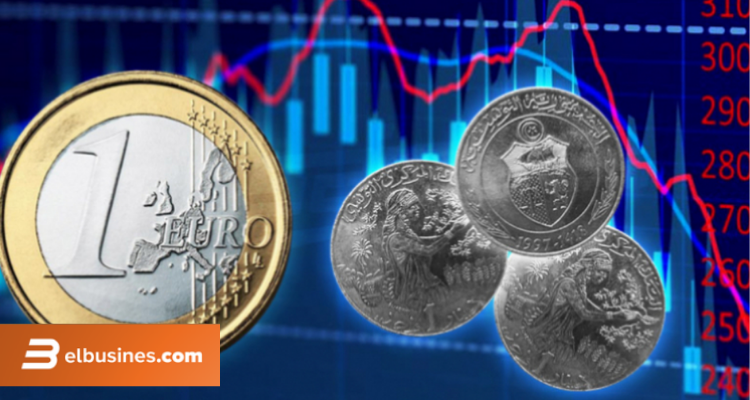 سعر صرف الدينار التونسي ينخفض مقابل الدولار ويتحسّن مقابل الأورو