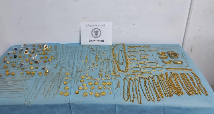 المعبر الحدودي برأس جدير: محاولة تهريب كمية من المصوغ و السجائر بقيمة تناهز ال340 ألف دينار