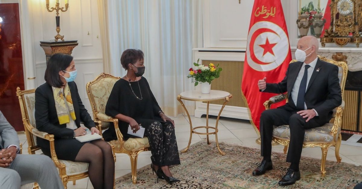 باريس: قيس سعيد يلتقي الأمينة العامة للمنظمة الدولية للفرنكوفونية