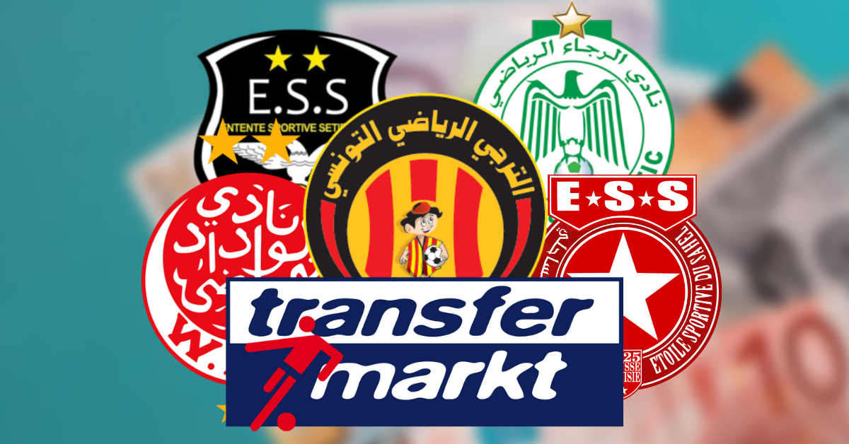 3 اندية تونسية ضمن القائمة: ترتيب أغلى الفرق المغاربية من حيث القيمة التسويقية